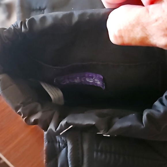 NWT Claire's Mini Quilted Backpack - Picture 5 of 7